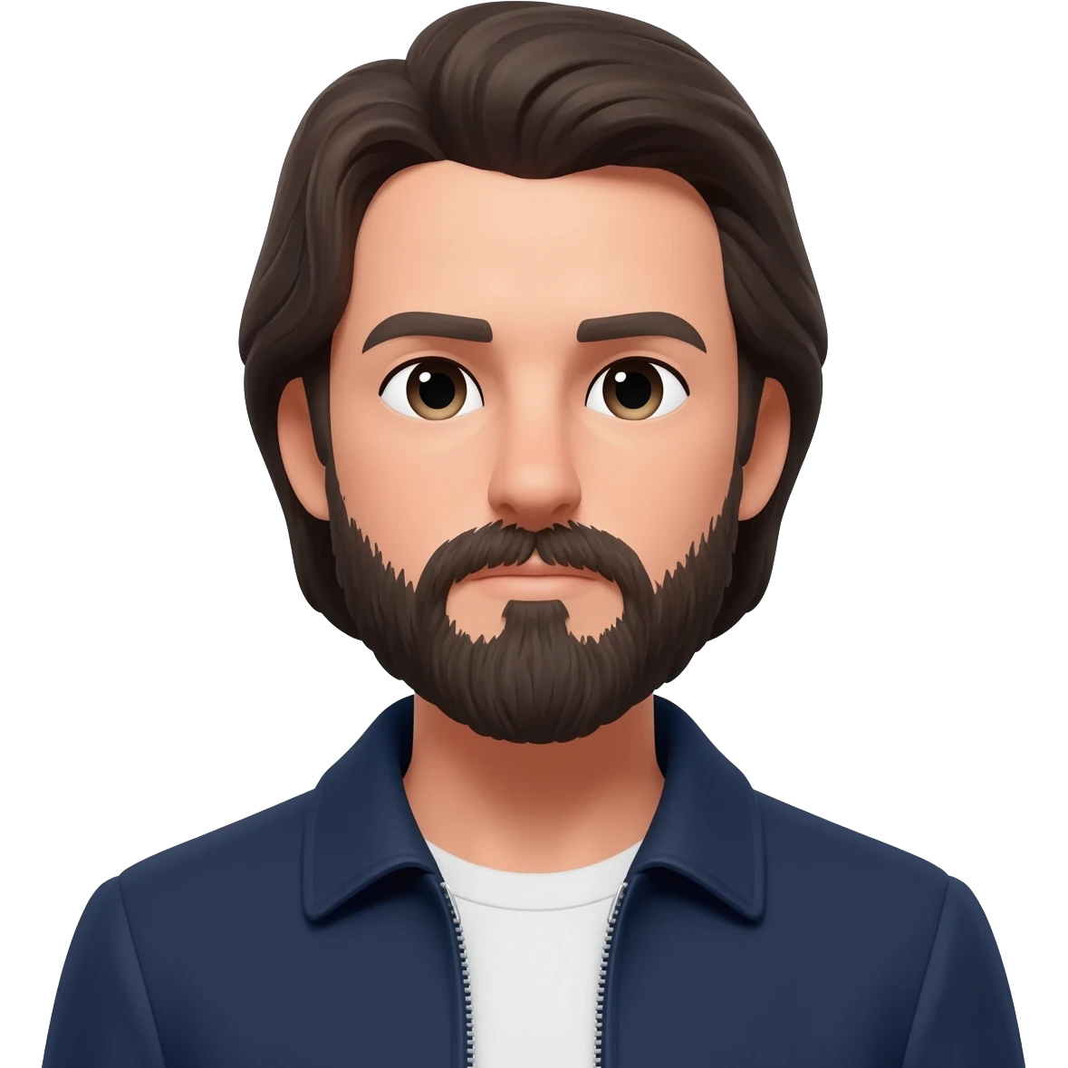man beard emoji