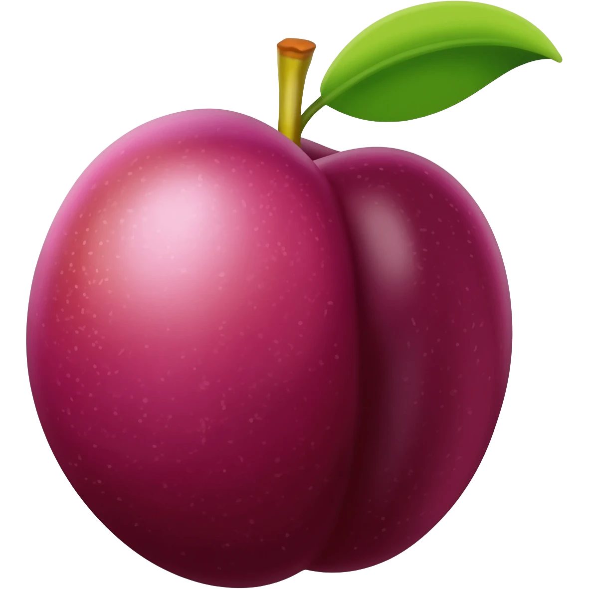 Plum emoji