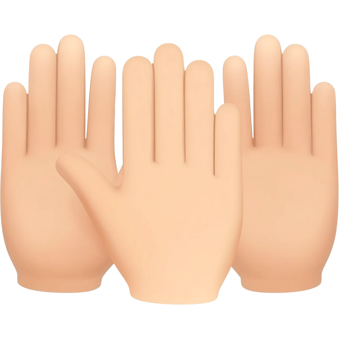 hands multiple emoji
