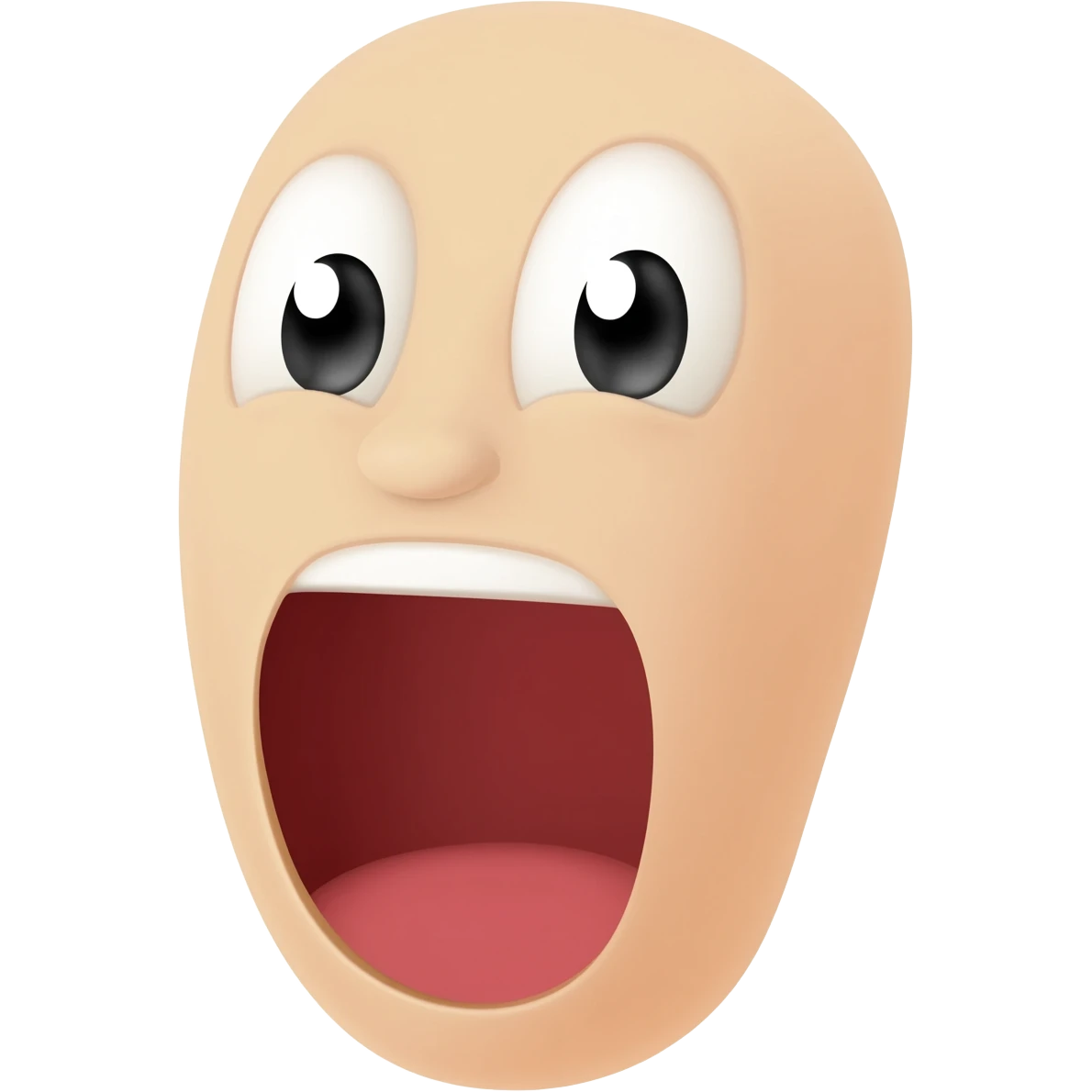 yawn emoji