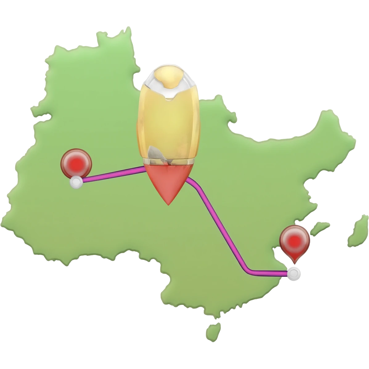 MAPA TURISMO emoji