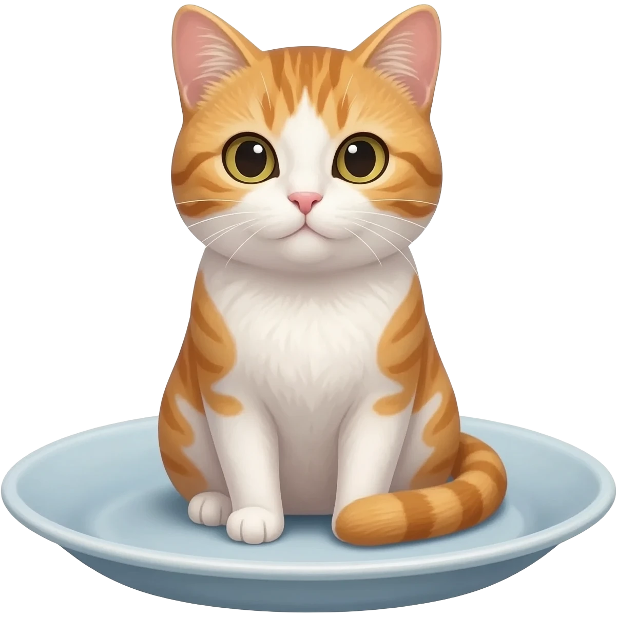 Dish cat emoji