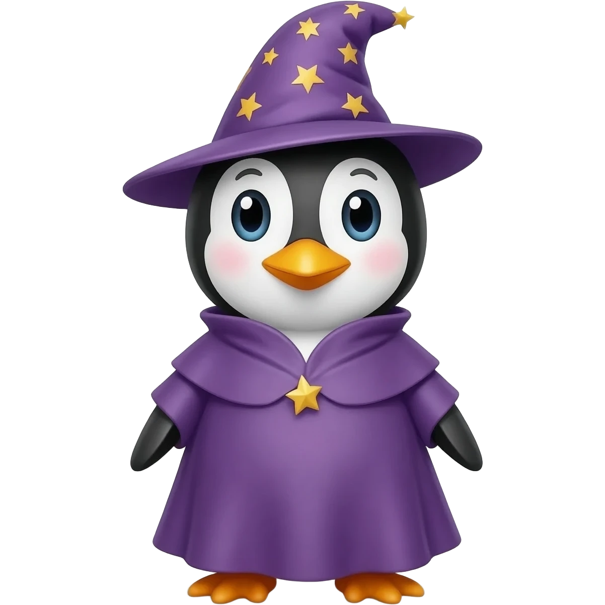 Penguin Wizard emoji