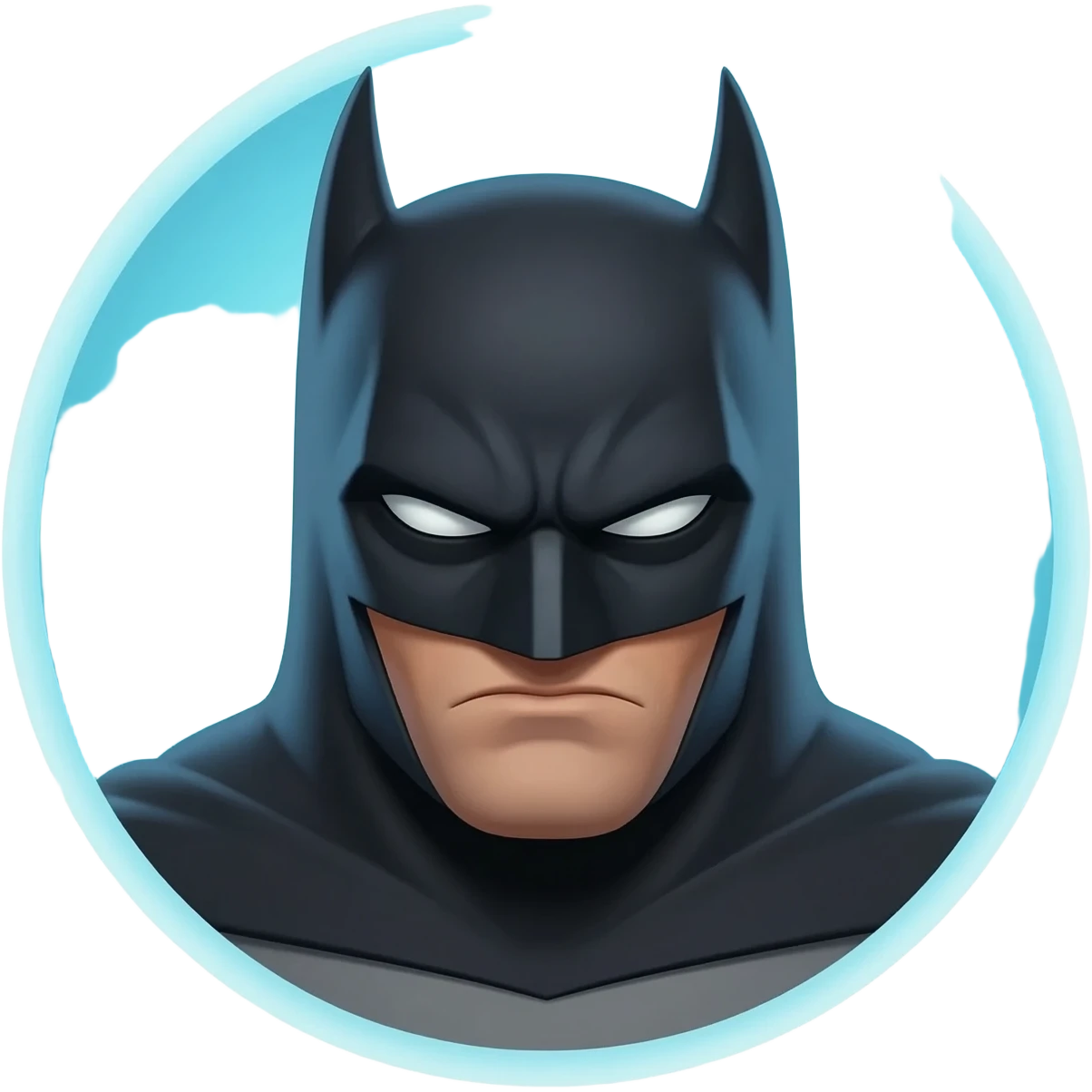 Batman face emoji