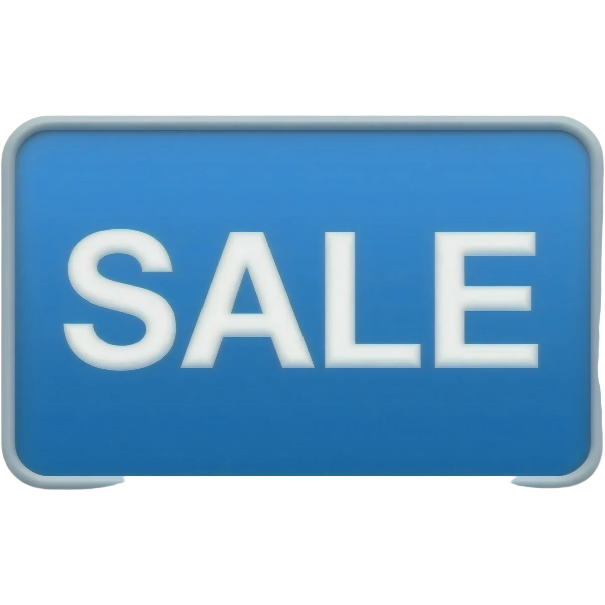 discount blue emoji
