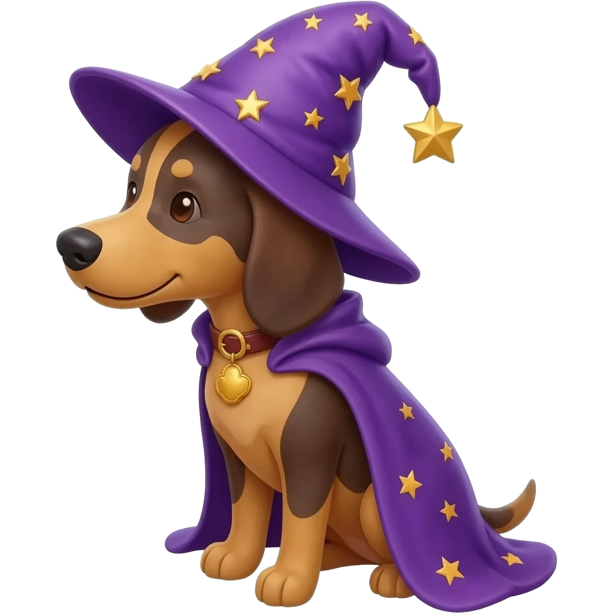 Dog wizard emoji