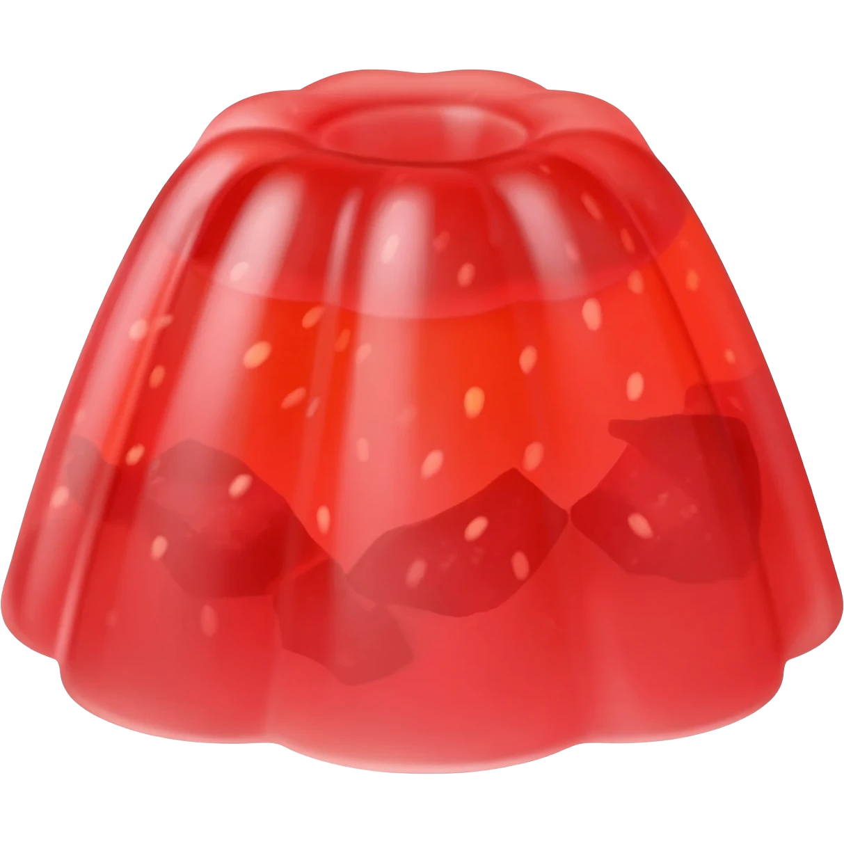 Jelly (gelatin) (strawberry) emoji