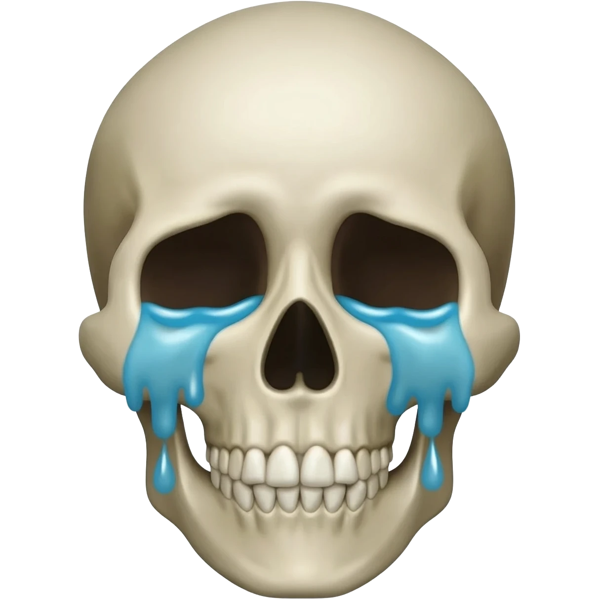 A crying skull emoji