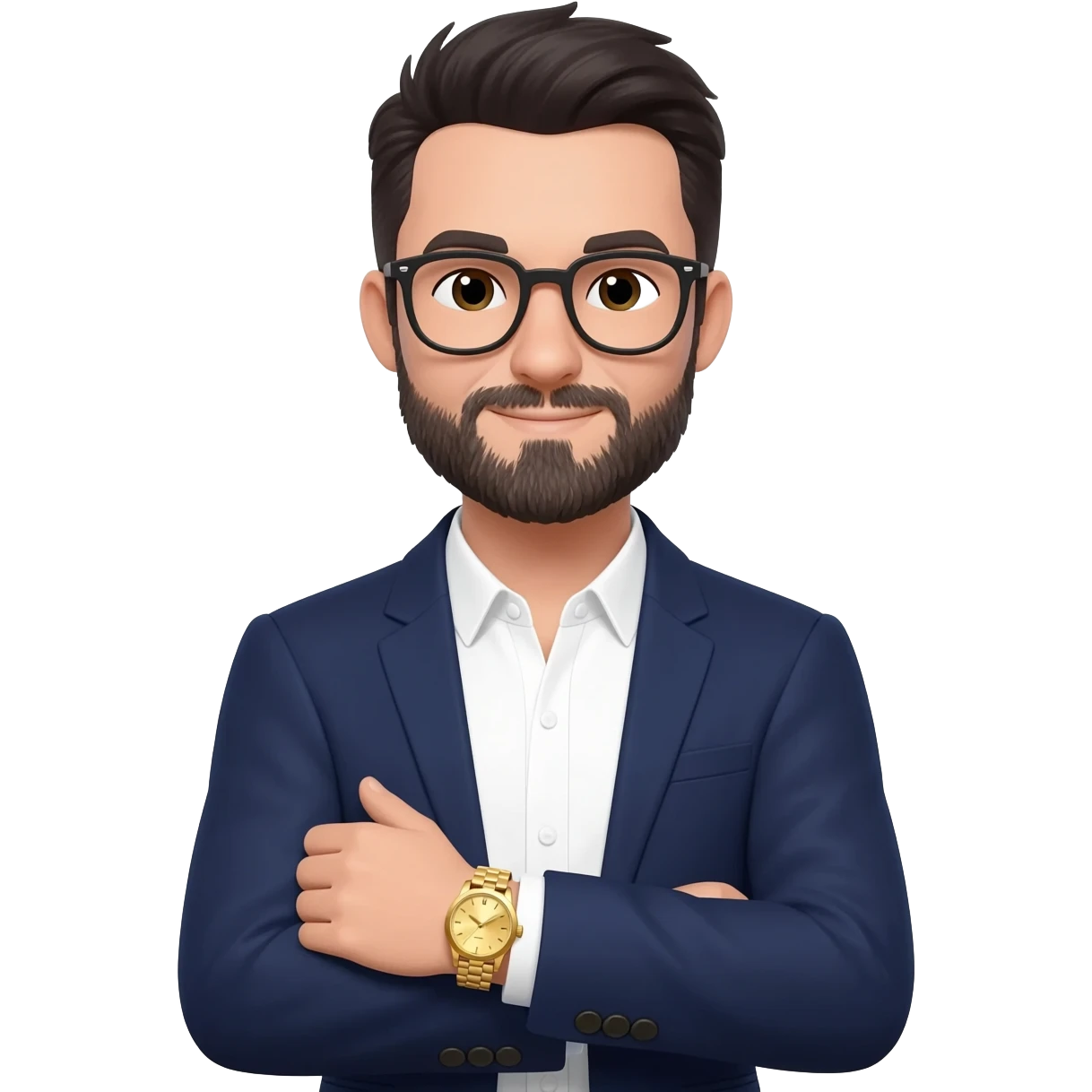 rich nerd with glasses emoji