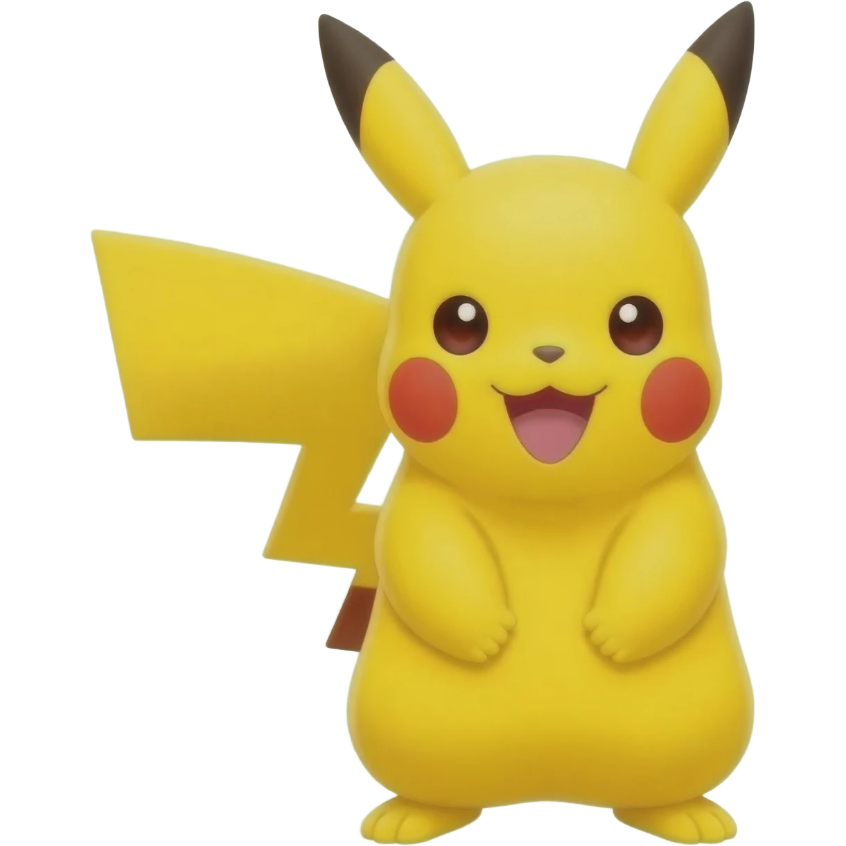 Pikachu with smile emoji