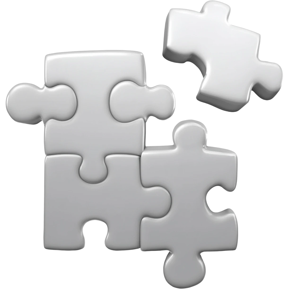 Puzzle set emoji
