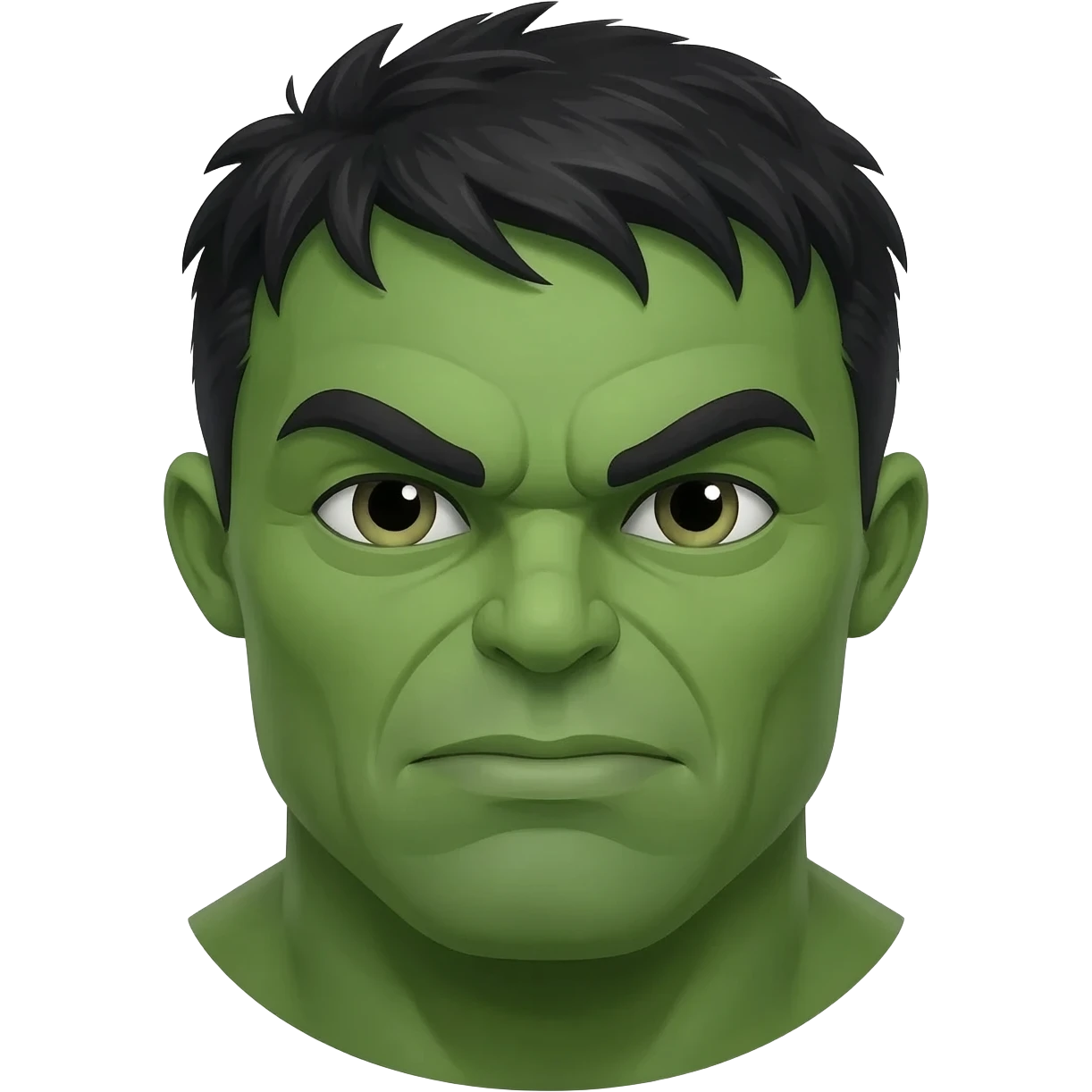 Hulk like man in emoji