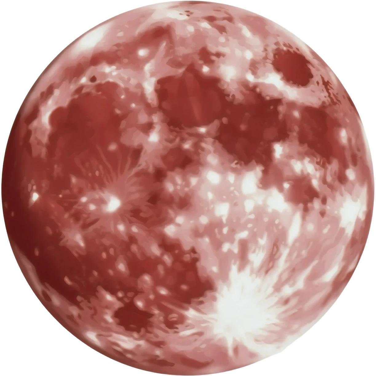 Red moon emoji