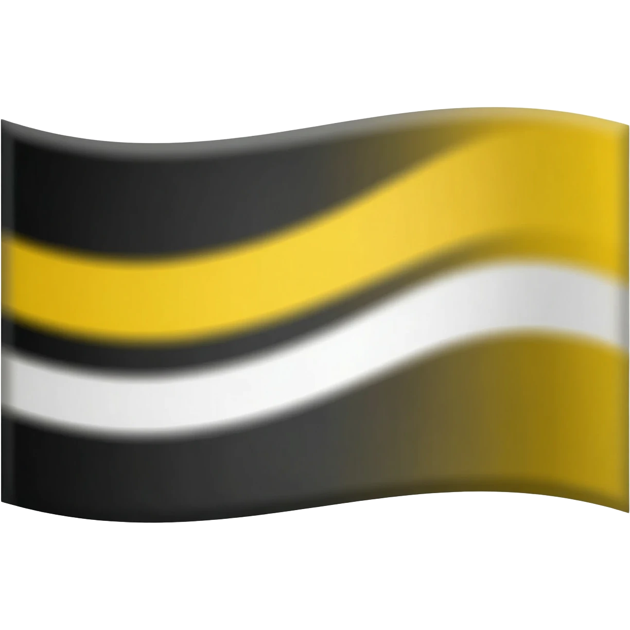 black-yellow-white flag emoji