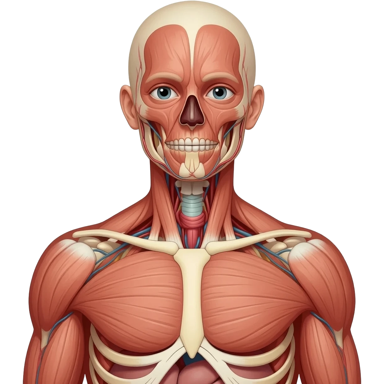 Cuerpo humano, estilo anatómico emoji