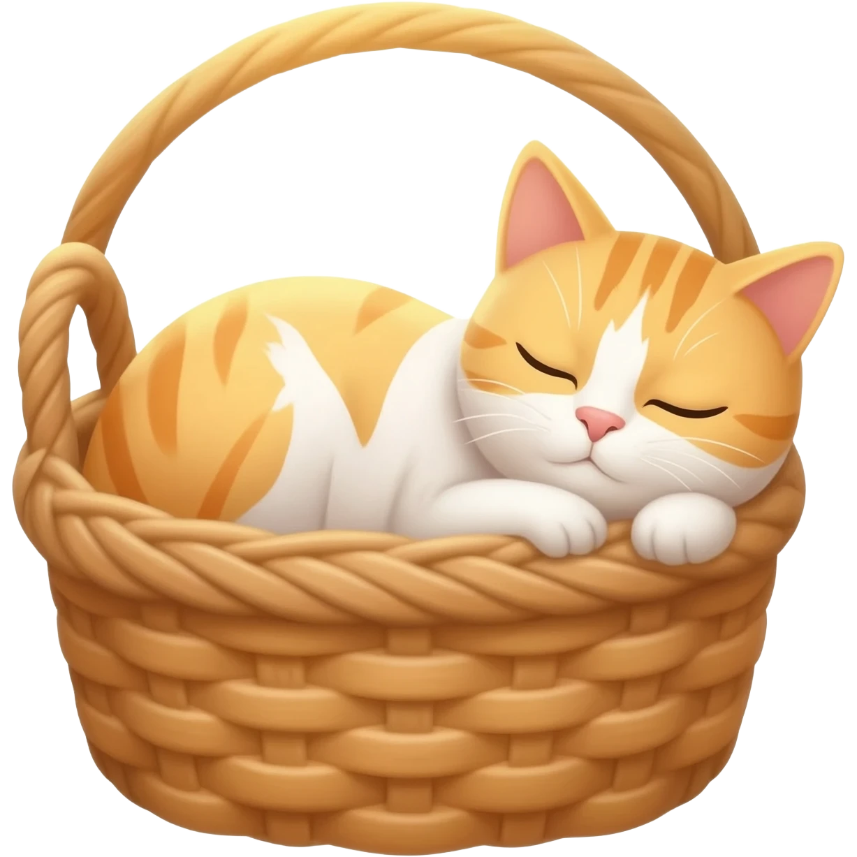 Sleeping cat emoji