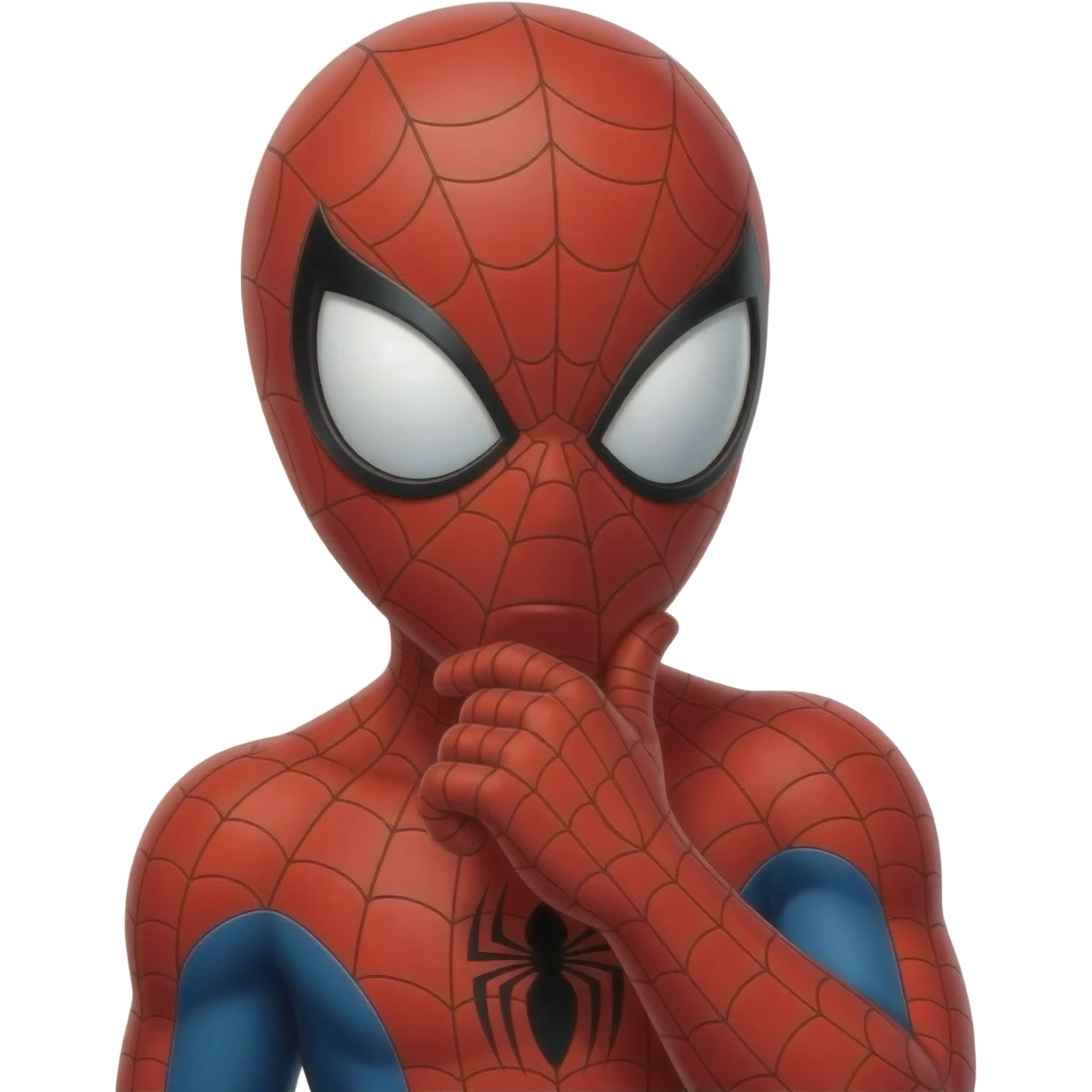 spider man thinking emoji