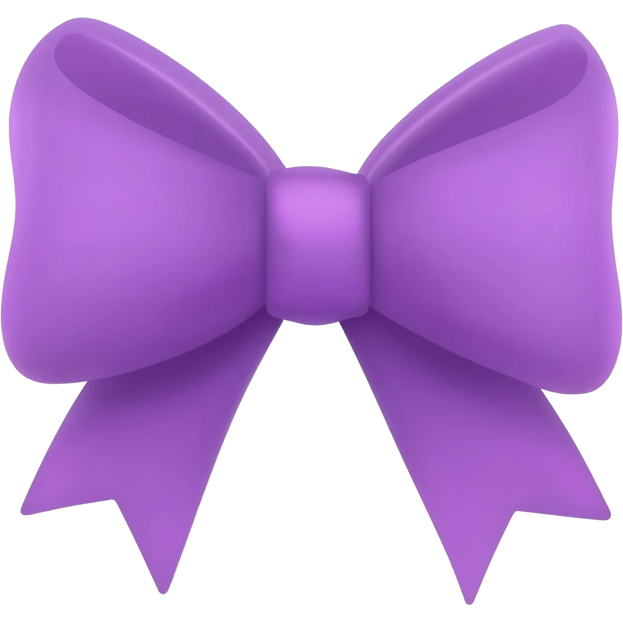 Lazo morado emoji