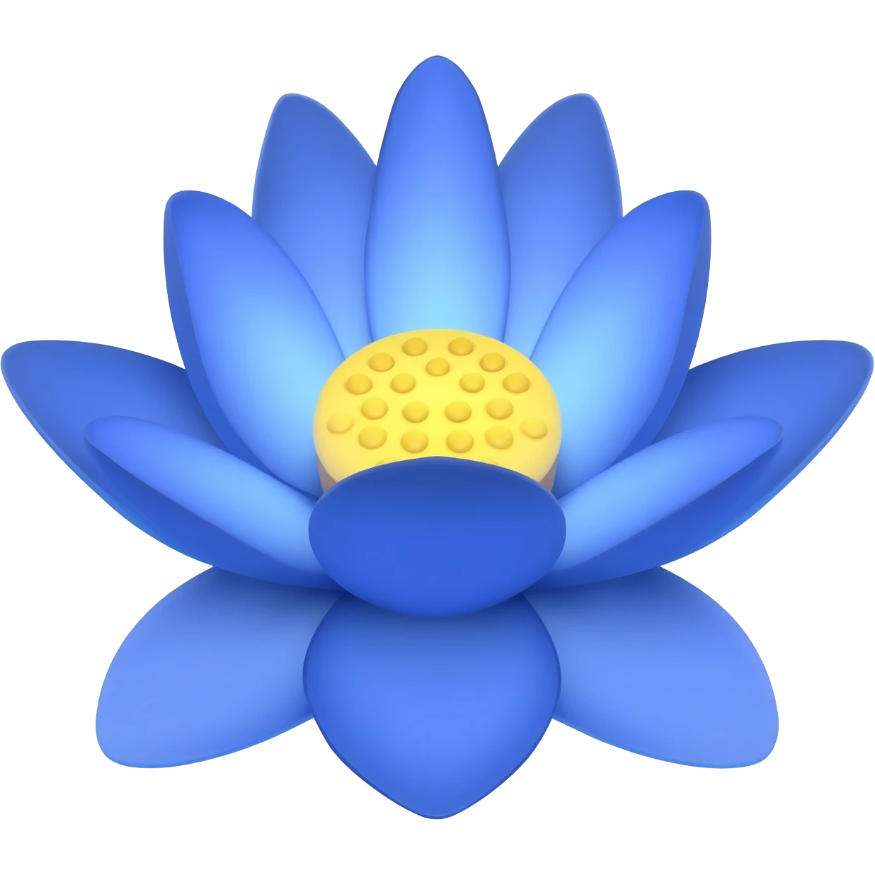 Bule lotus emoji