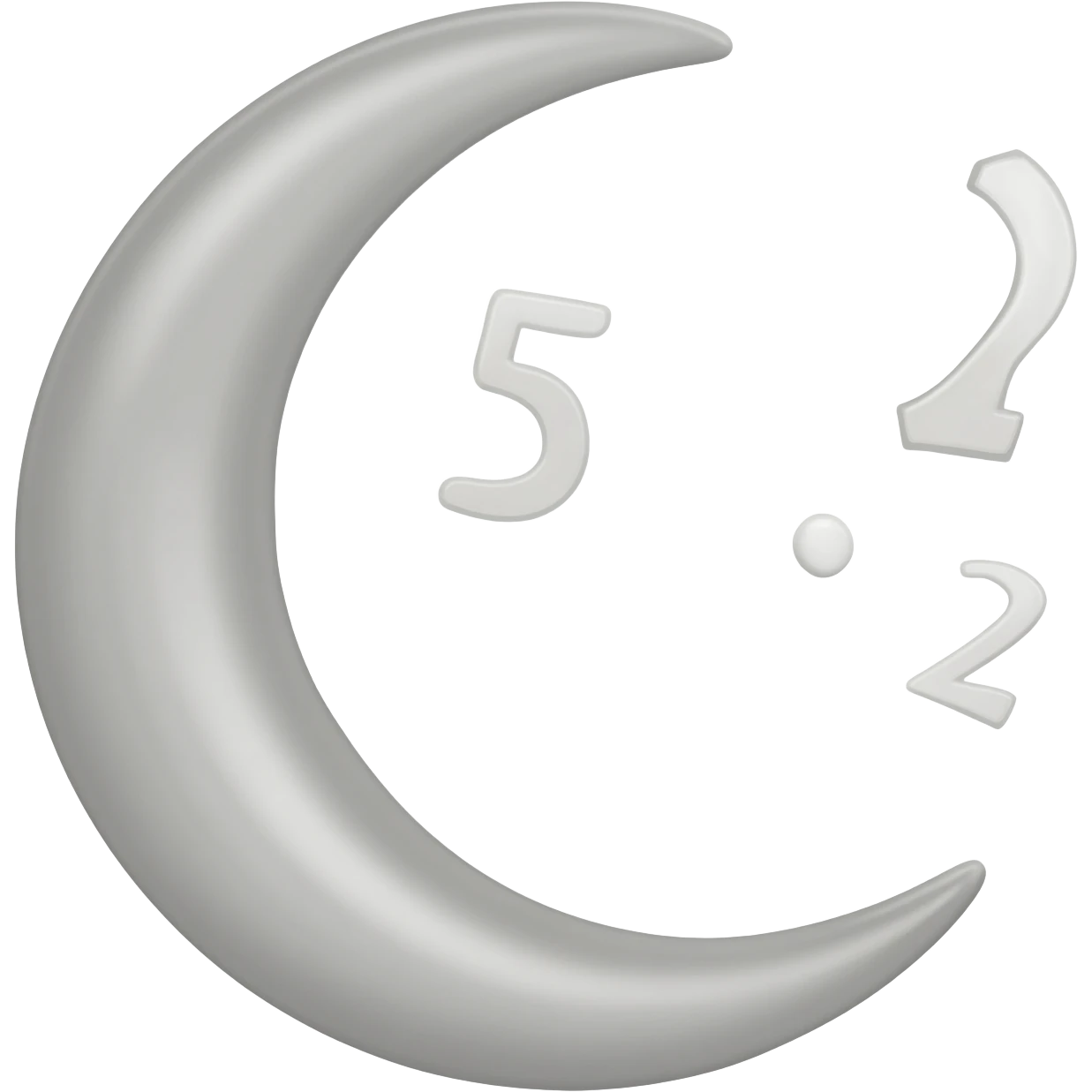 sleeping moon emoji