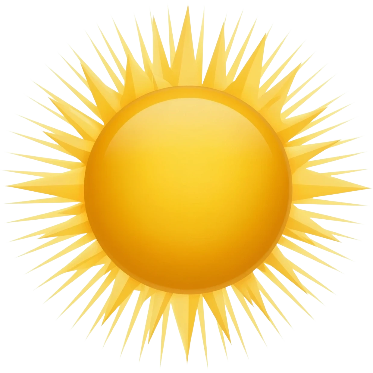 sun rays emoji
