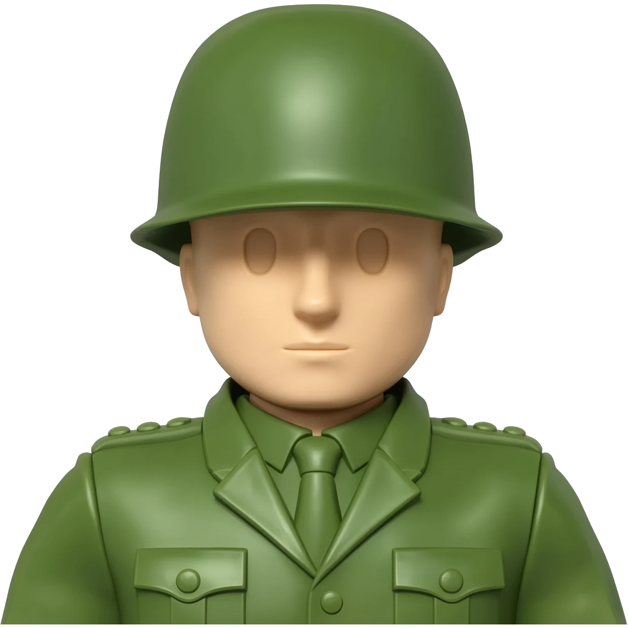 green plastic toy soldier emoji