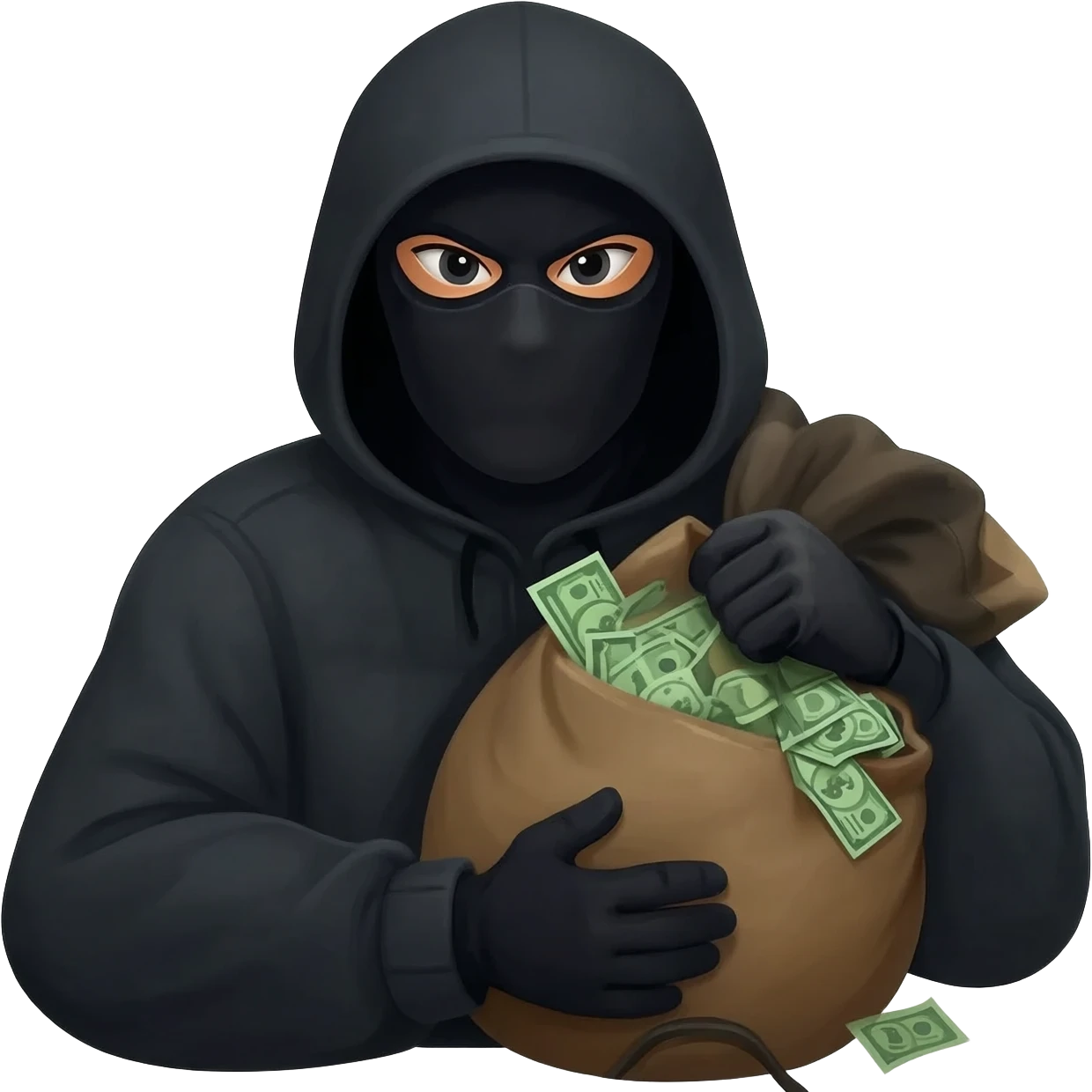 Эмодзи вора с мешком 💰 emoji