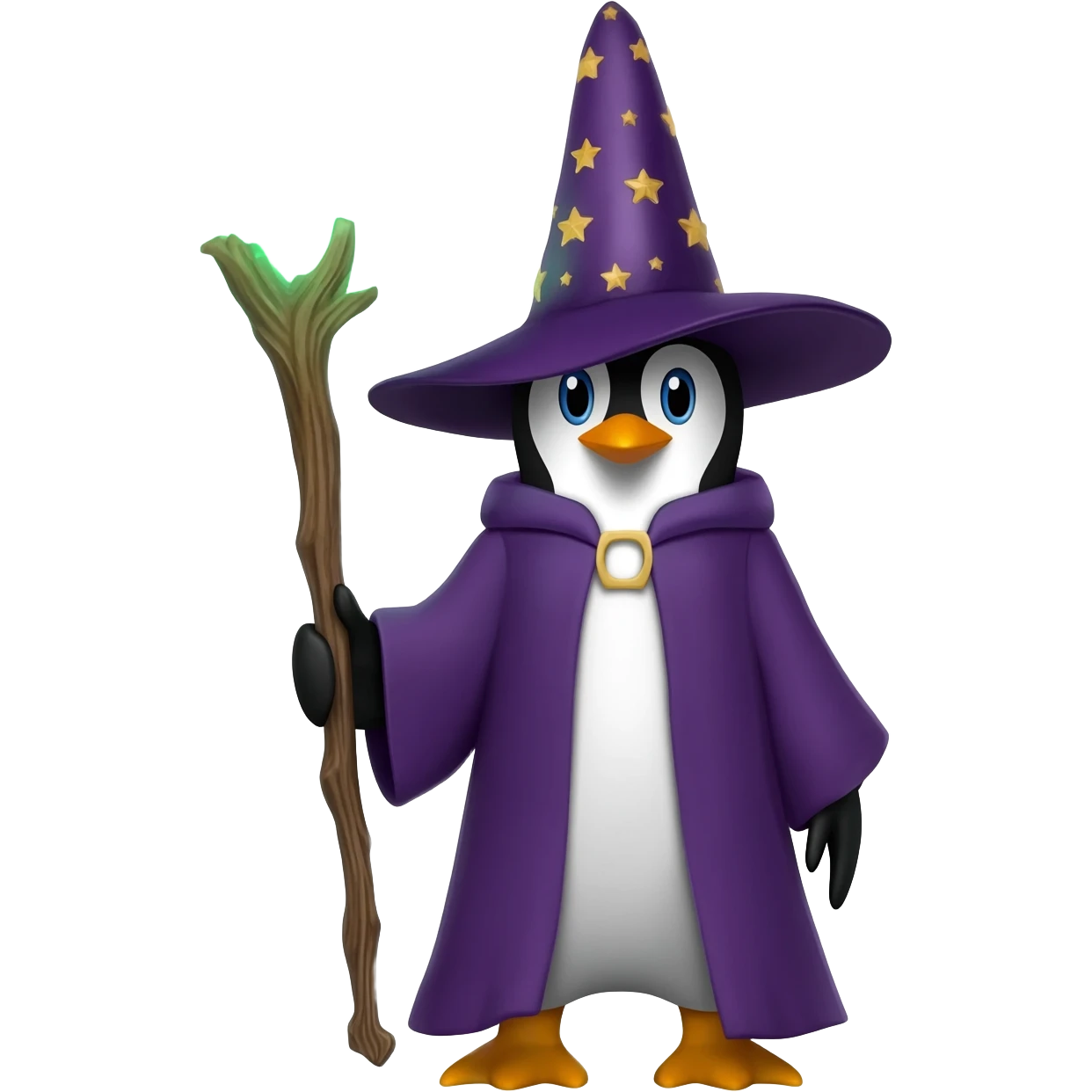 Penguin Wizard emoji