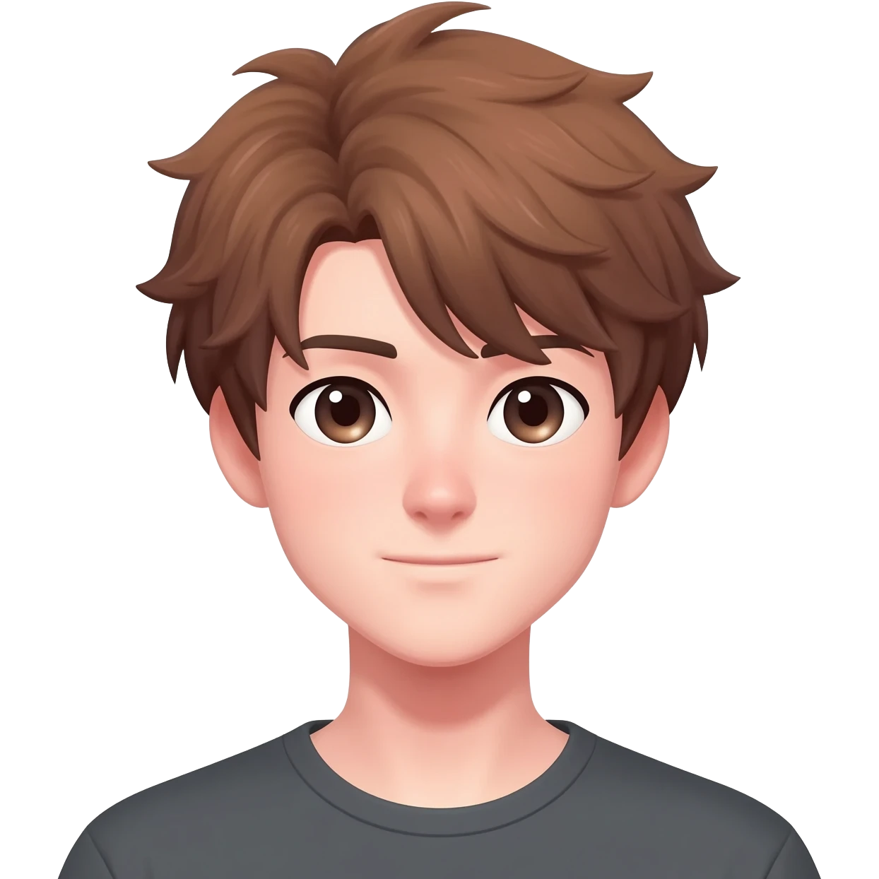 Blushing femboy emoji