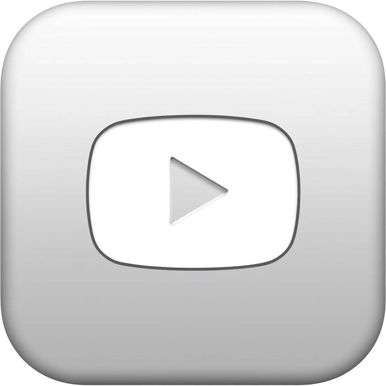 white youtube emoji