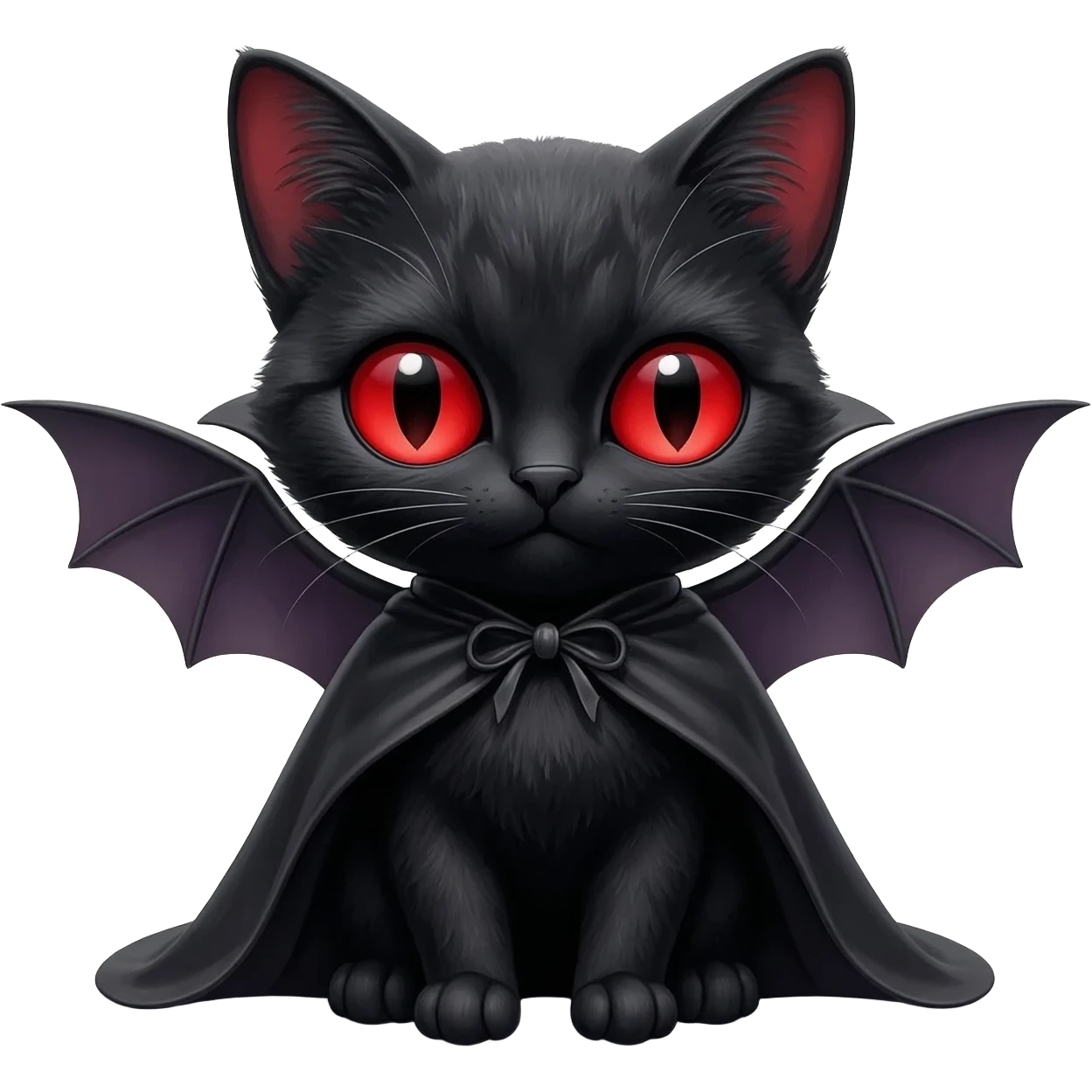 Cat vampire emoji