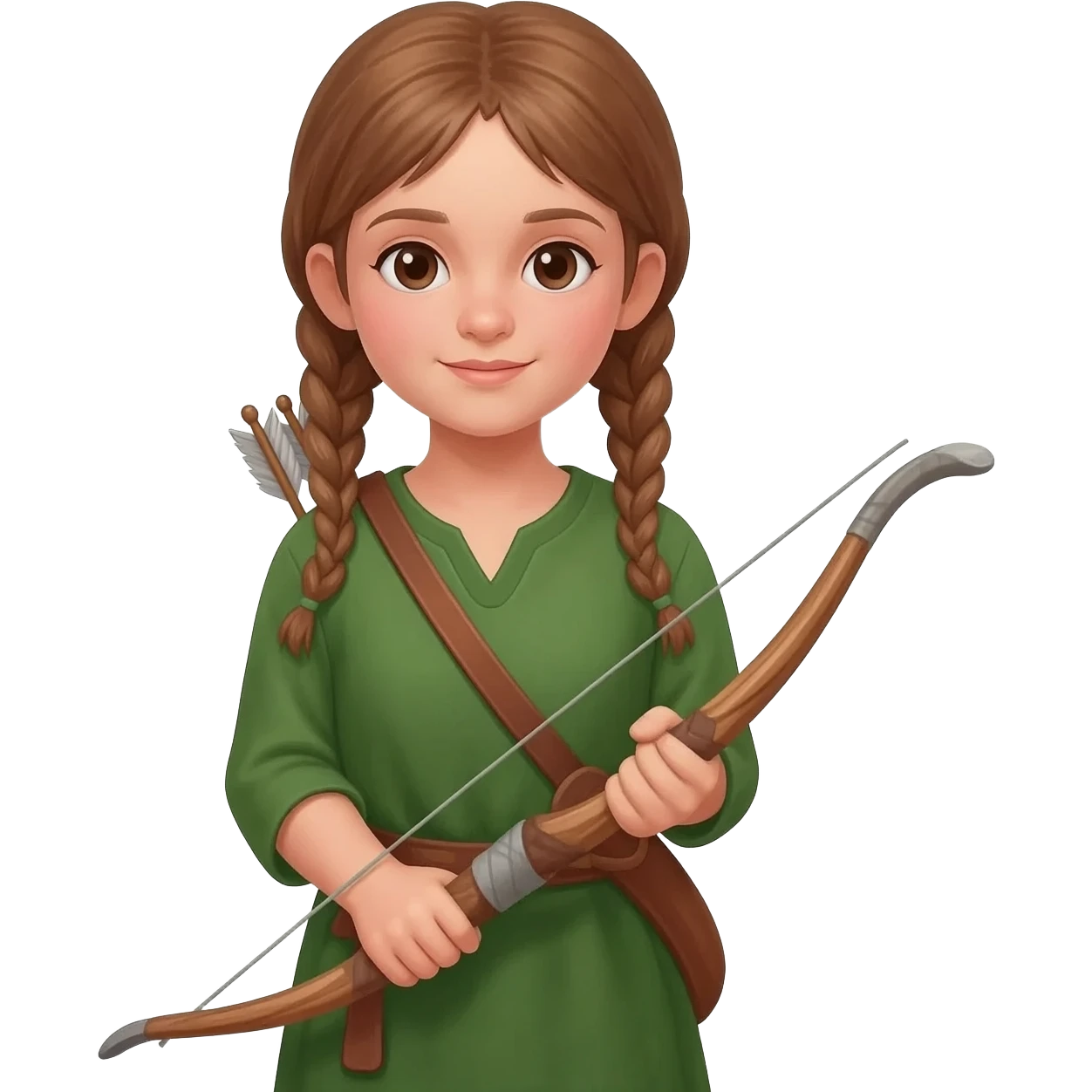 girl with bow emoji