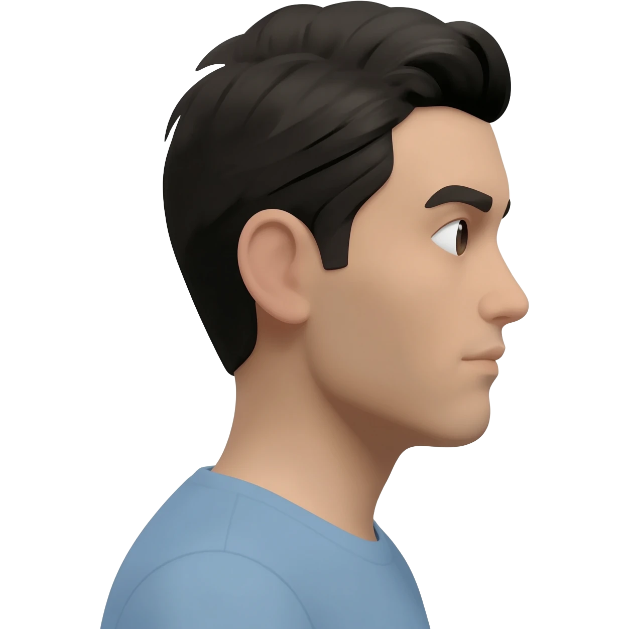 One side  face emoji