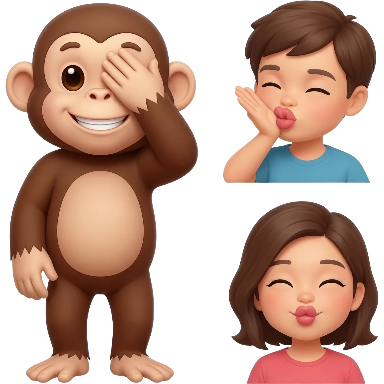 😊🙈😚 emoji
