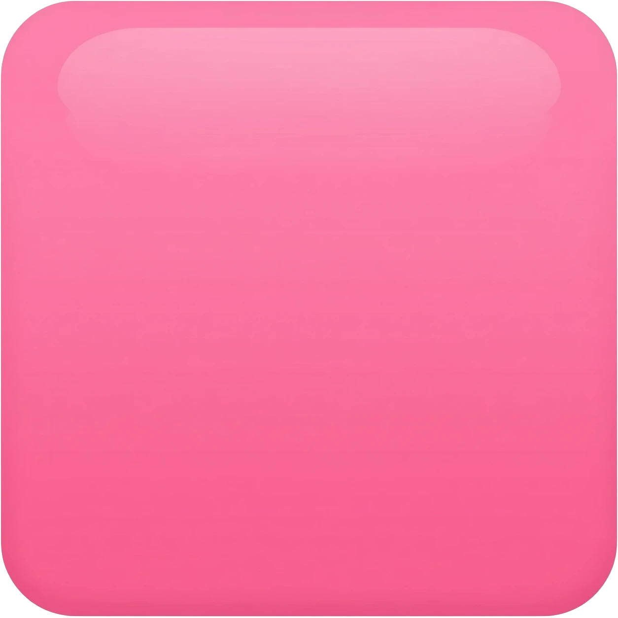 Just a plain pink square emoji