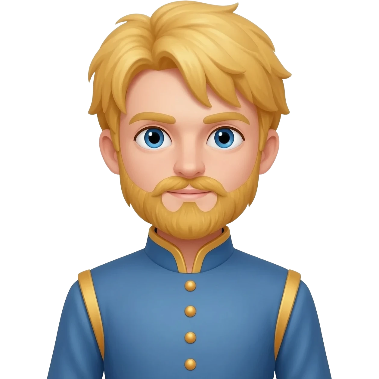 blonde prince beard emoji