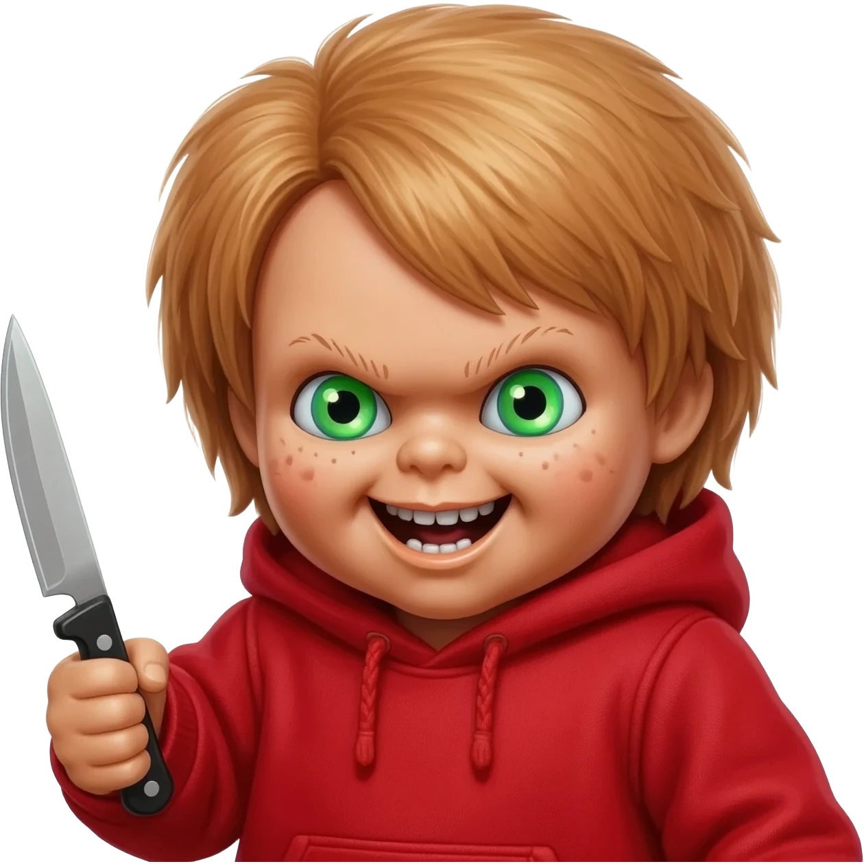 Un emojin de chuky emoji