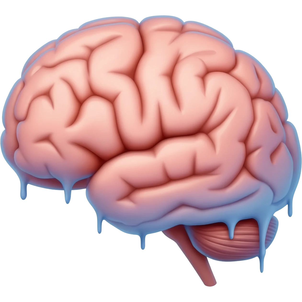 Melting brain emoji