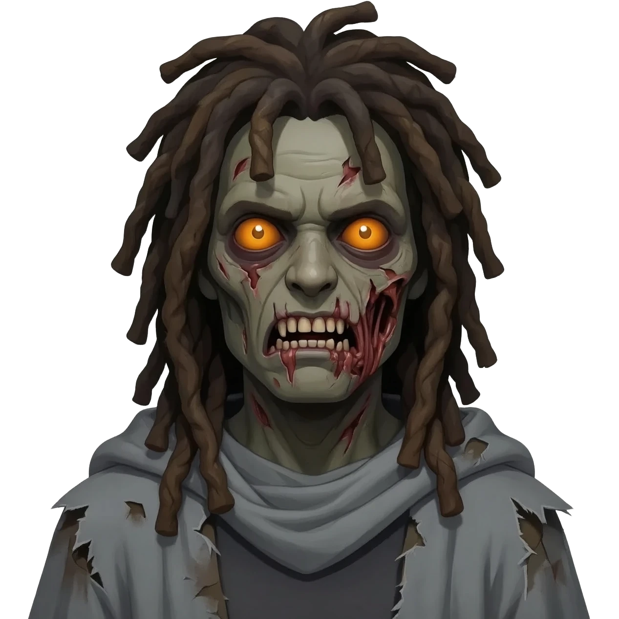 dreadhead zombie emoji