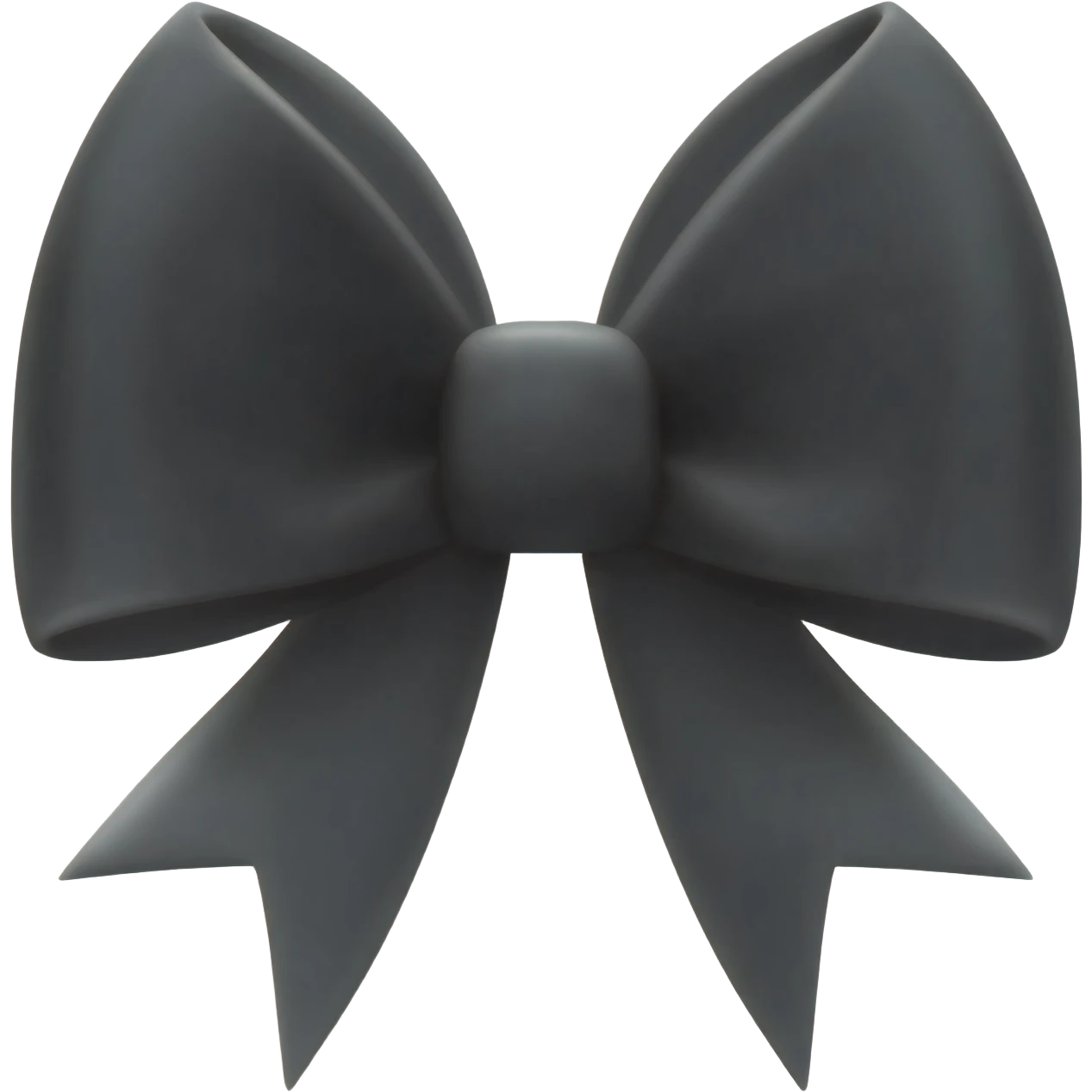 Black bow emoji