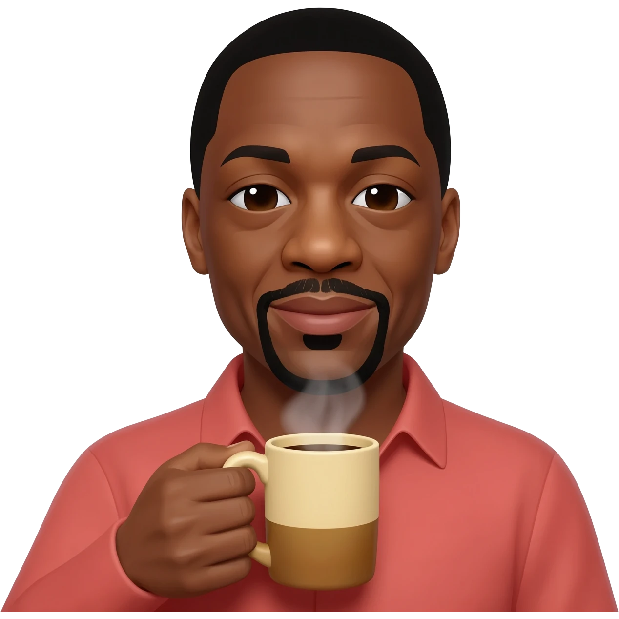 Eddie Murphy with his coffee emoji