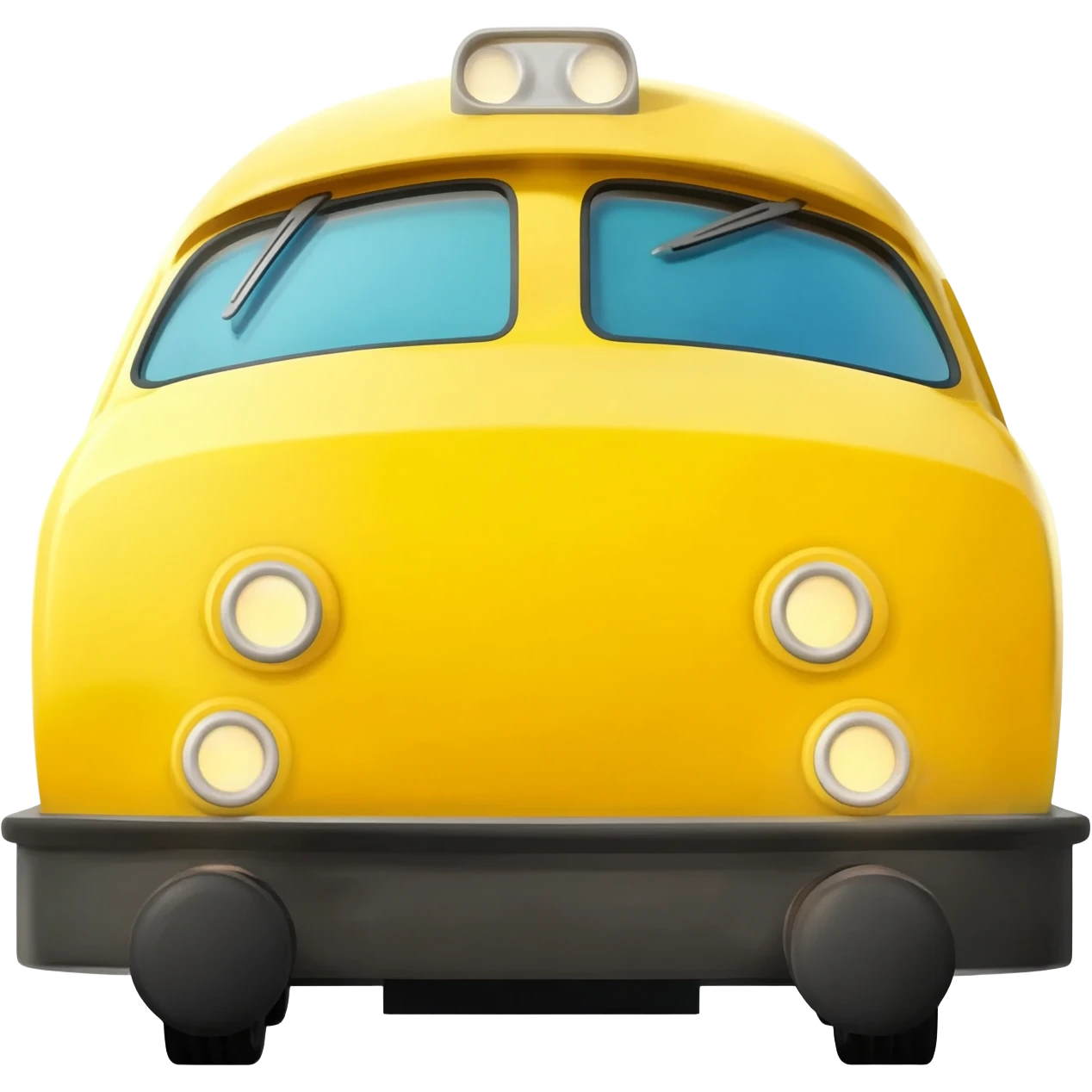 yellow train emoji