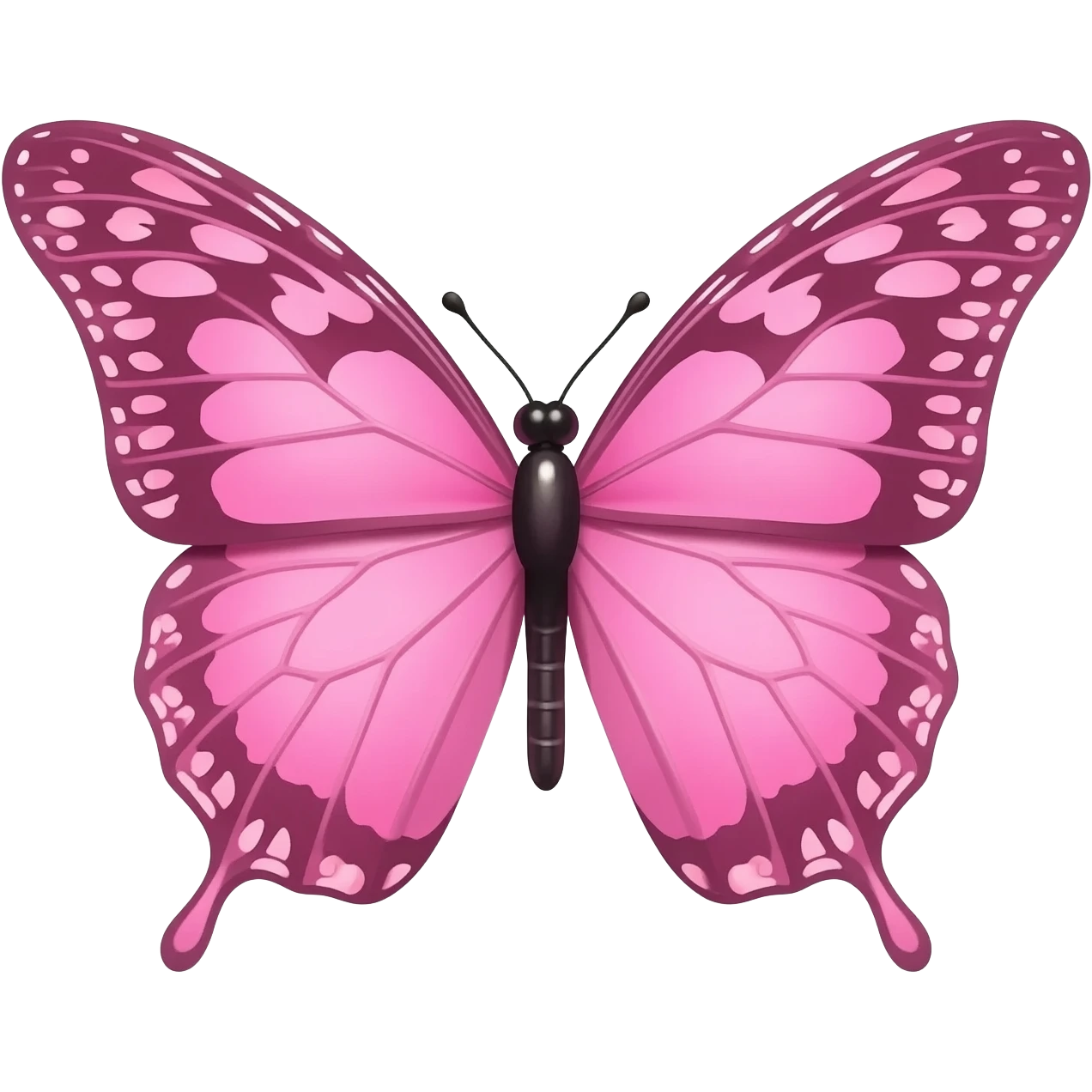 Borboleta rosa emoji