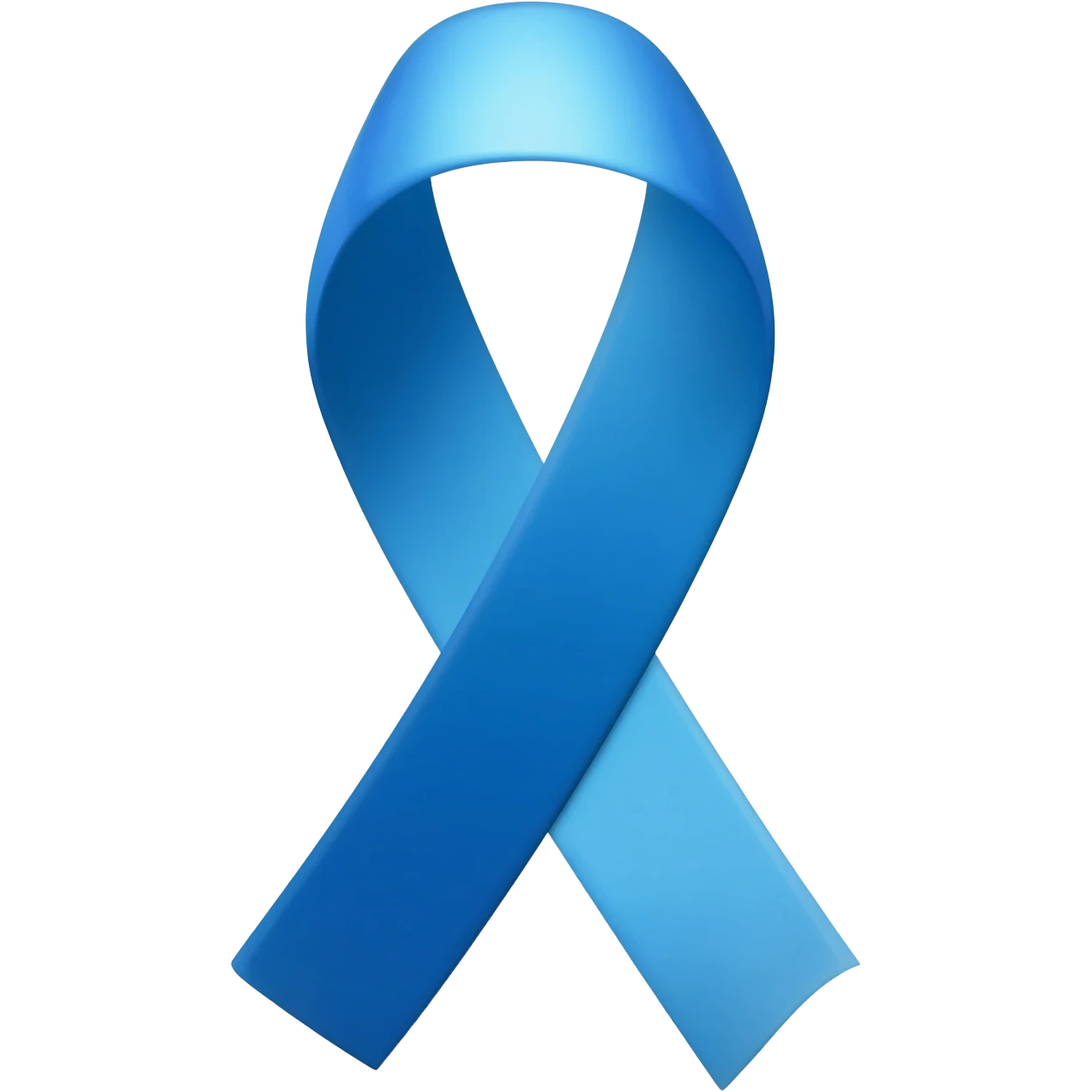 Blue ribbon emoji