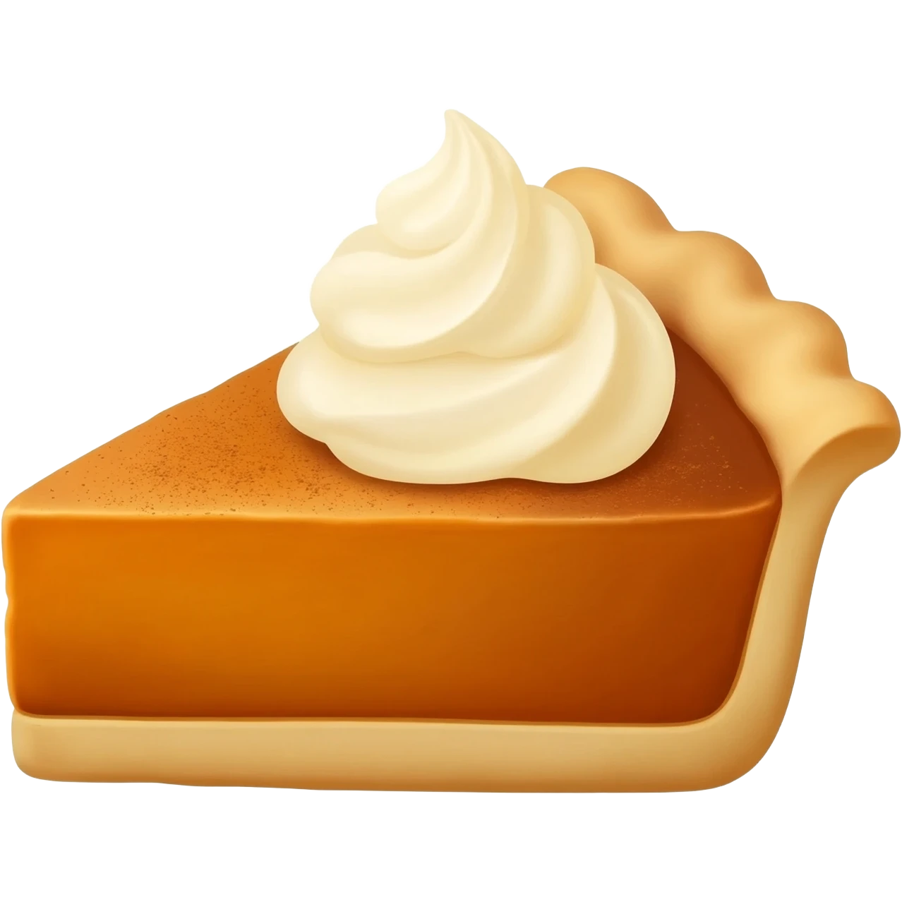 Pumpkin pie emoji