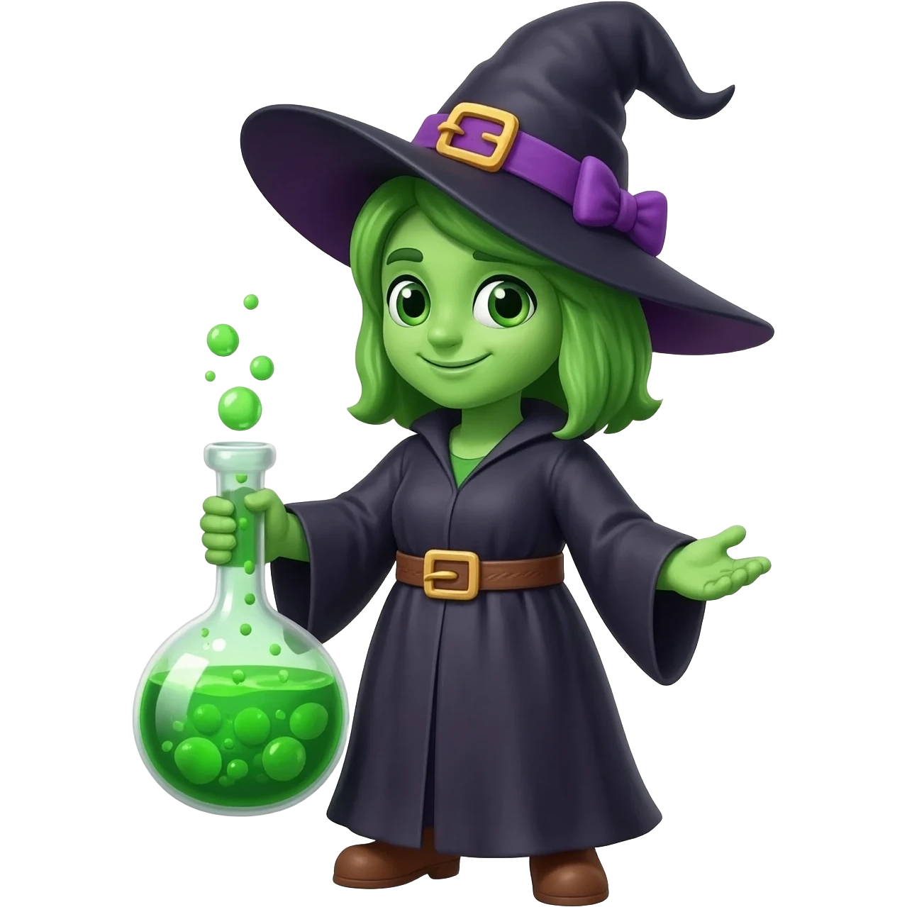 green witch cooking potion emoji