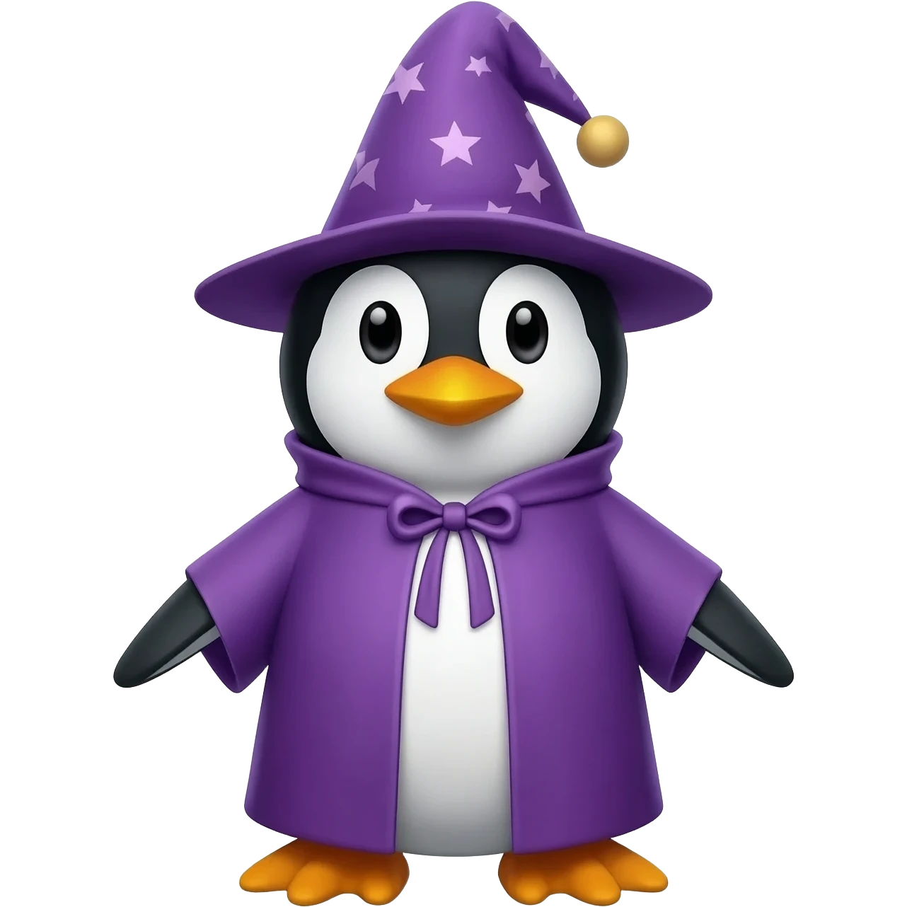Penguin Wizard emoji