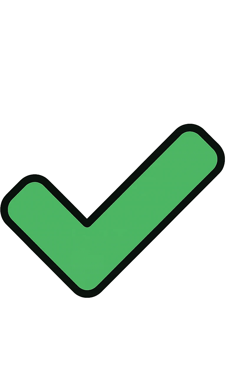 checkmark emoji
