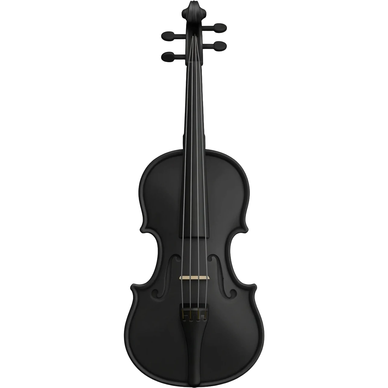 Black violin emoji
