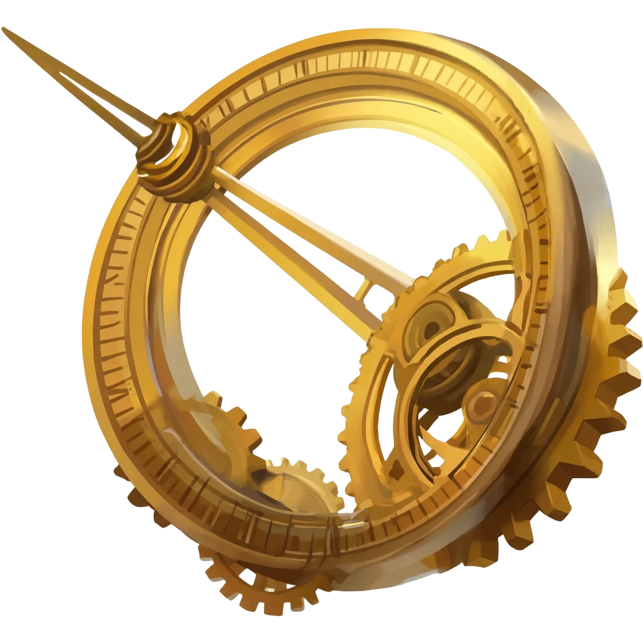 colossal floating sundial casting beams of golden light emoji | AI ...